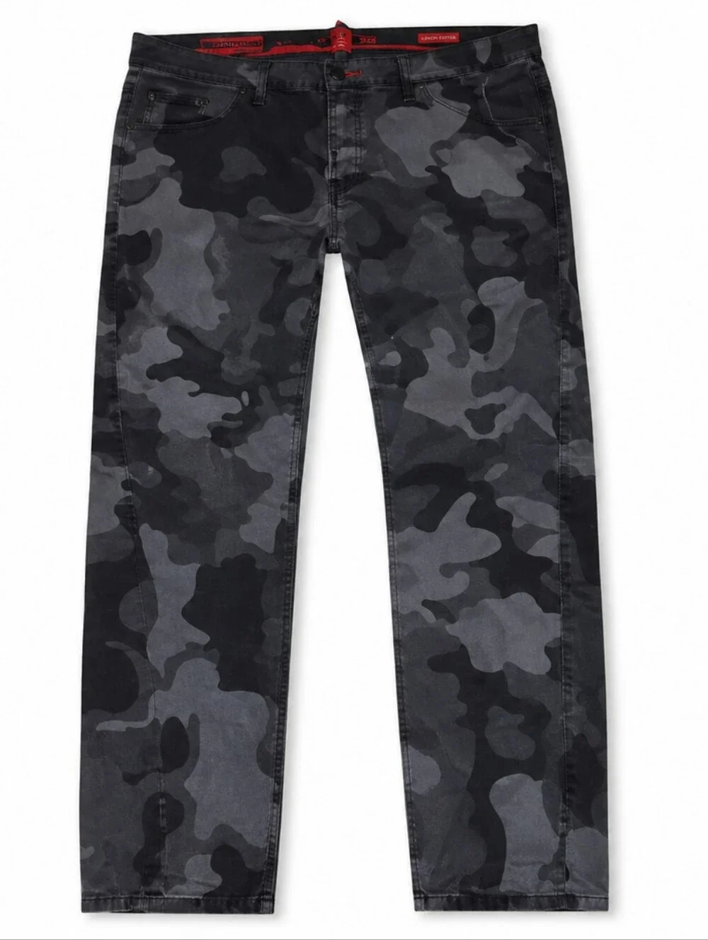 Jordan Craig black grey gray slim fit streetwear camo pants  Camouflage 38 x 32
